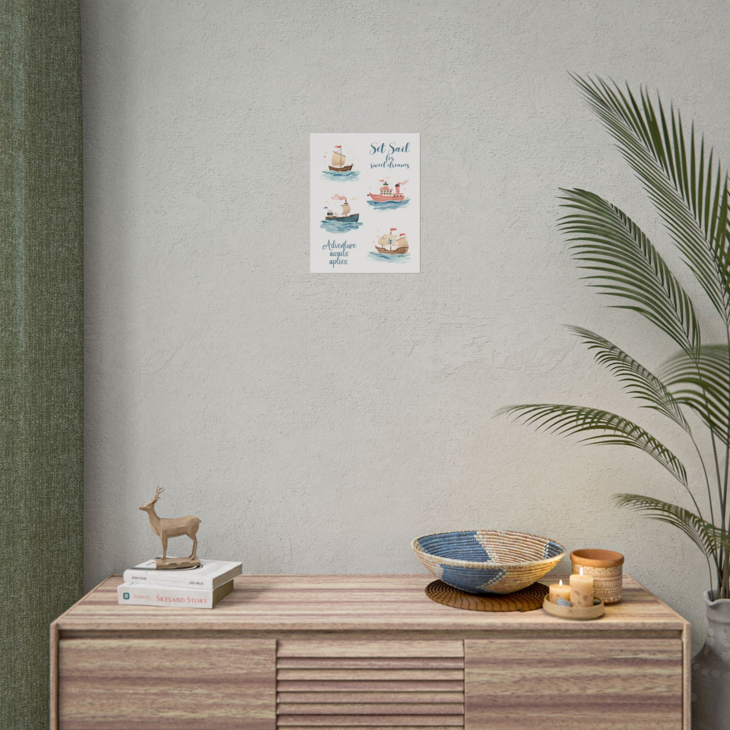 Nursery Nautical Poster - 'Set Sail....'