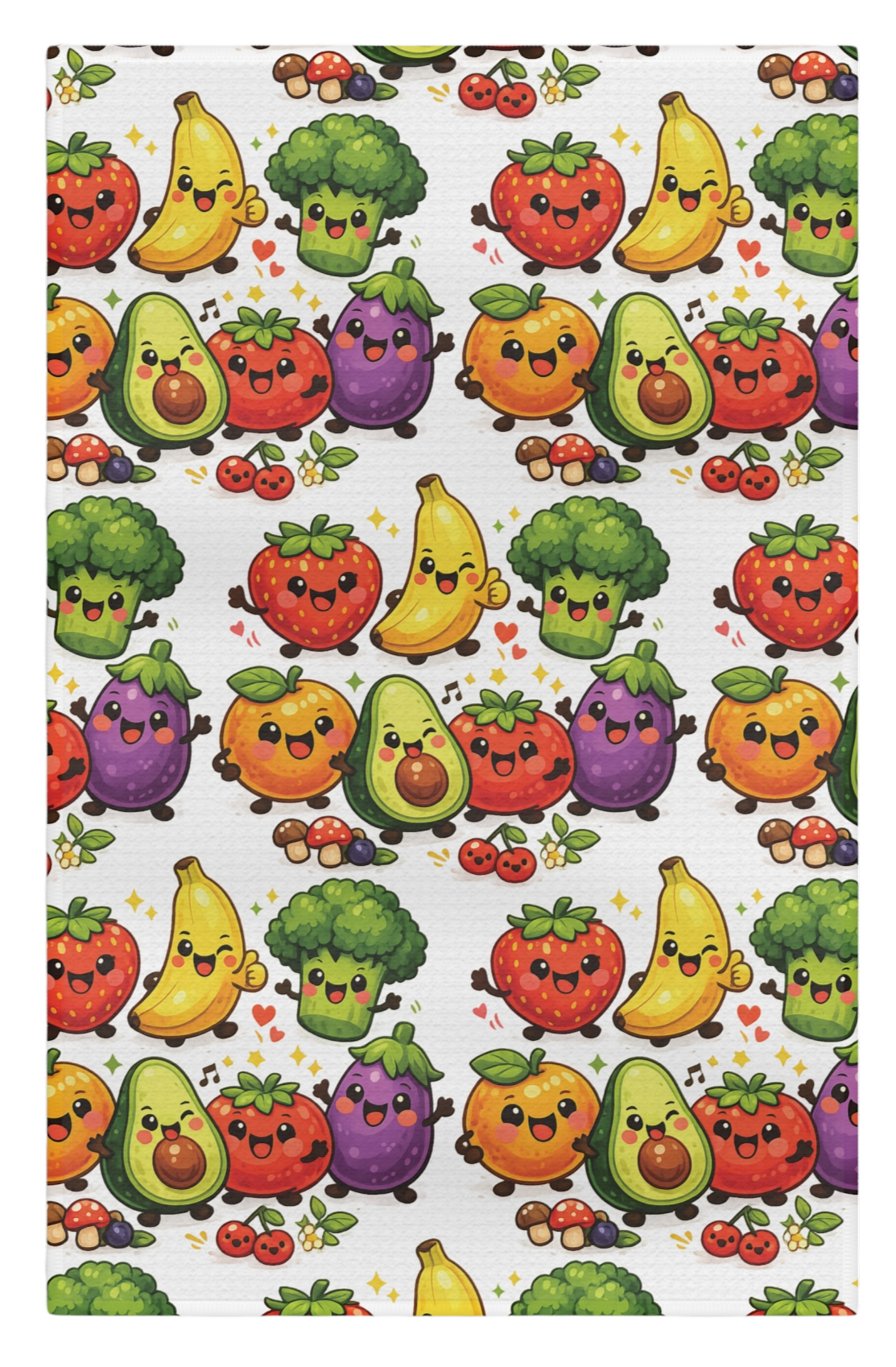 Kitchen Towel - Playful Produce Custom Designed