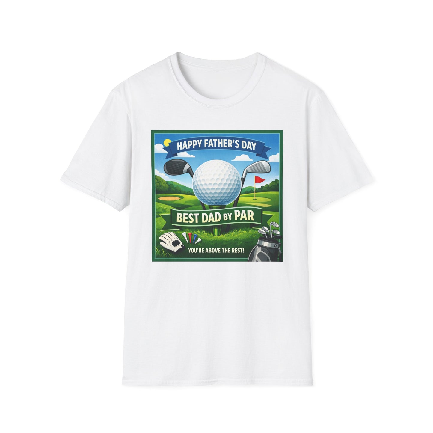 Father's Day Gift Tee - "Best Dad by Par"