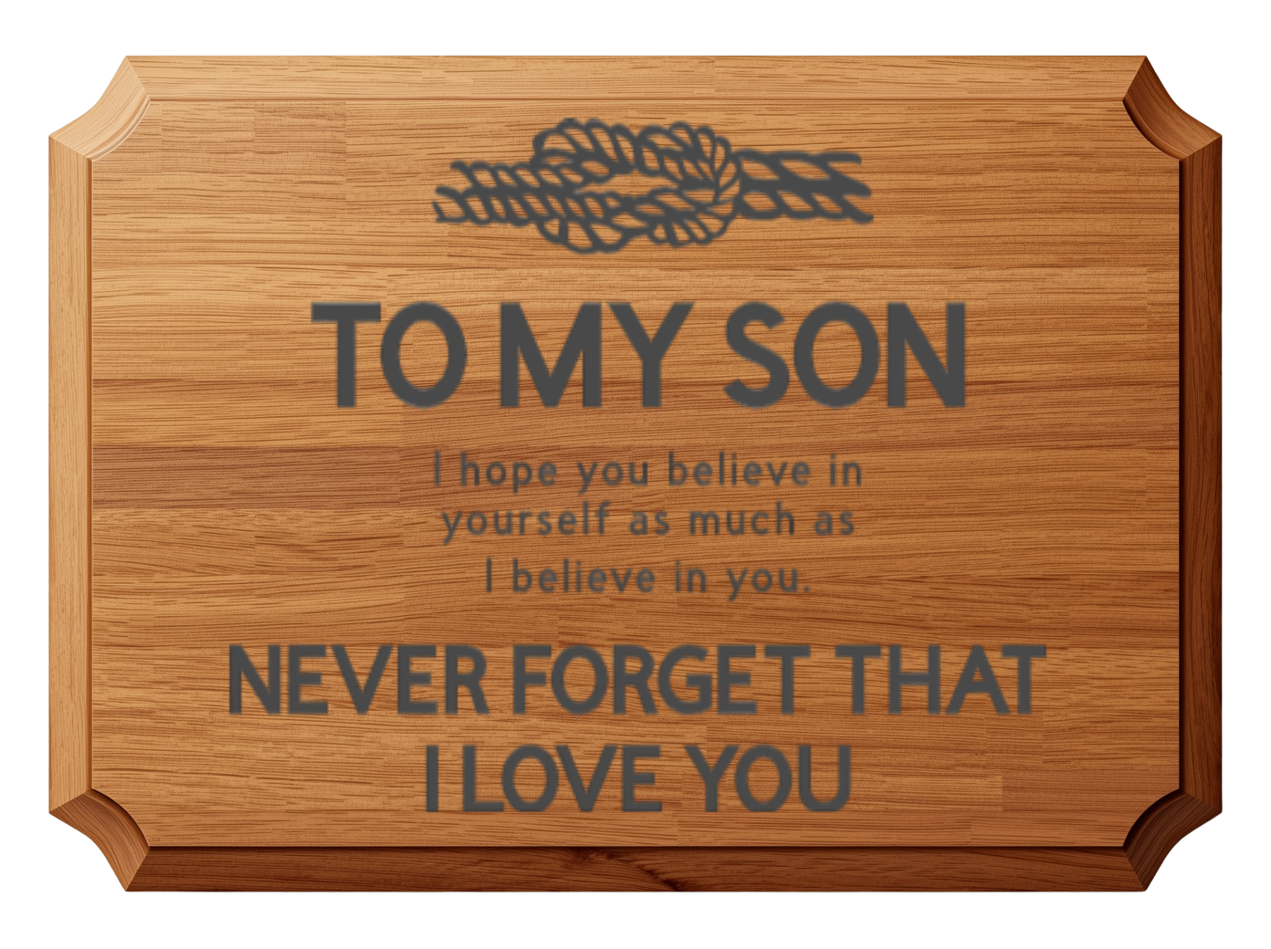 Decorative Plaque - 'To My Son....'
