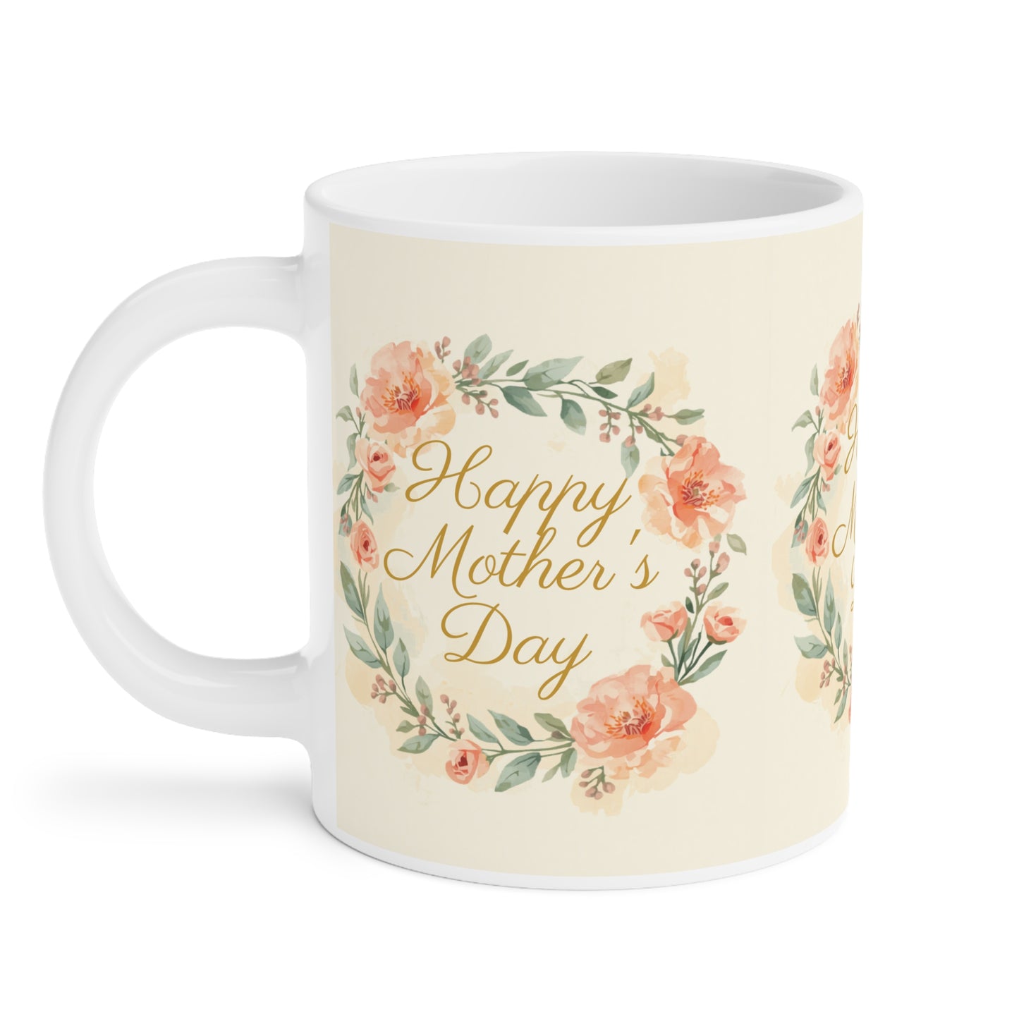 Mother's Day Mug — "Happy Mother's Day" Floral