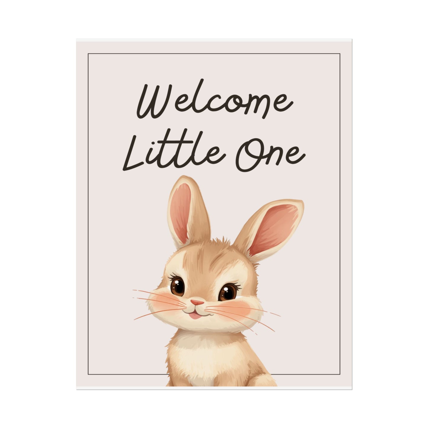 Nursery Forest Poster - "Welcome Little One"