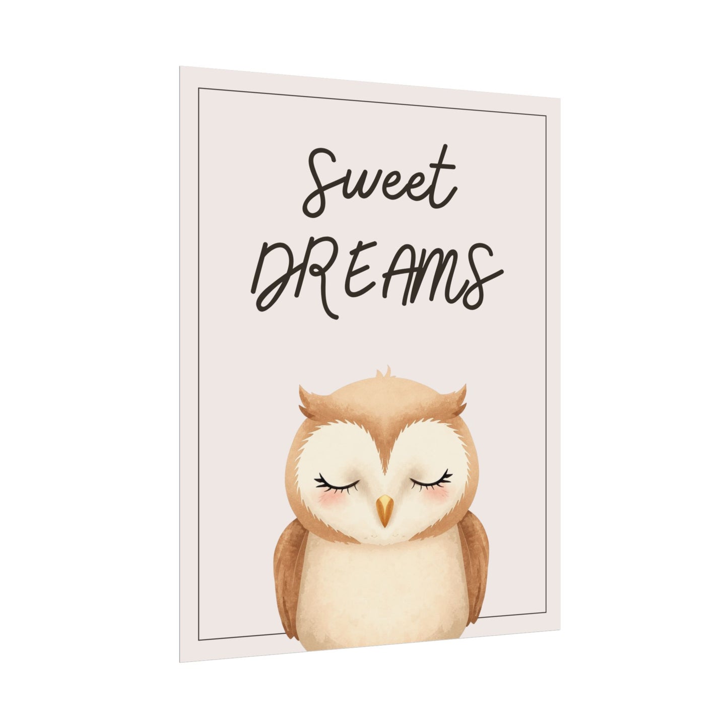 Nursery Forest Poster - 'Sweet Dreams'