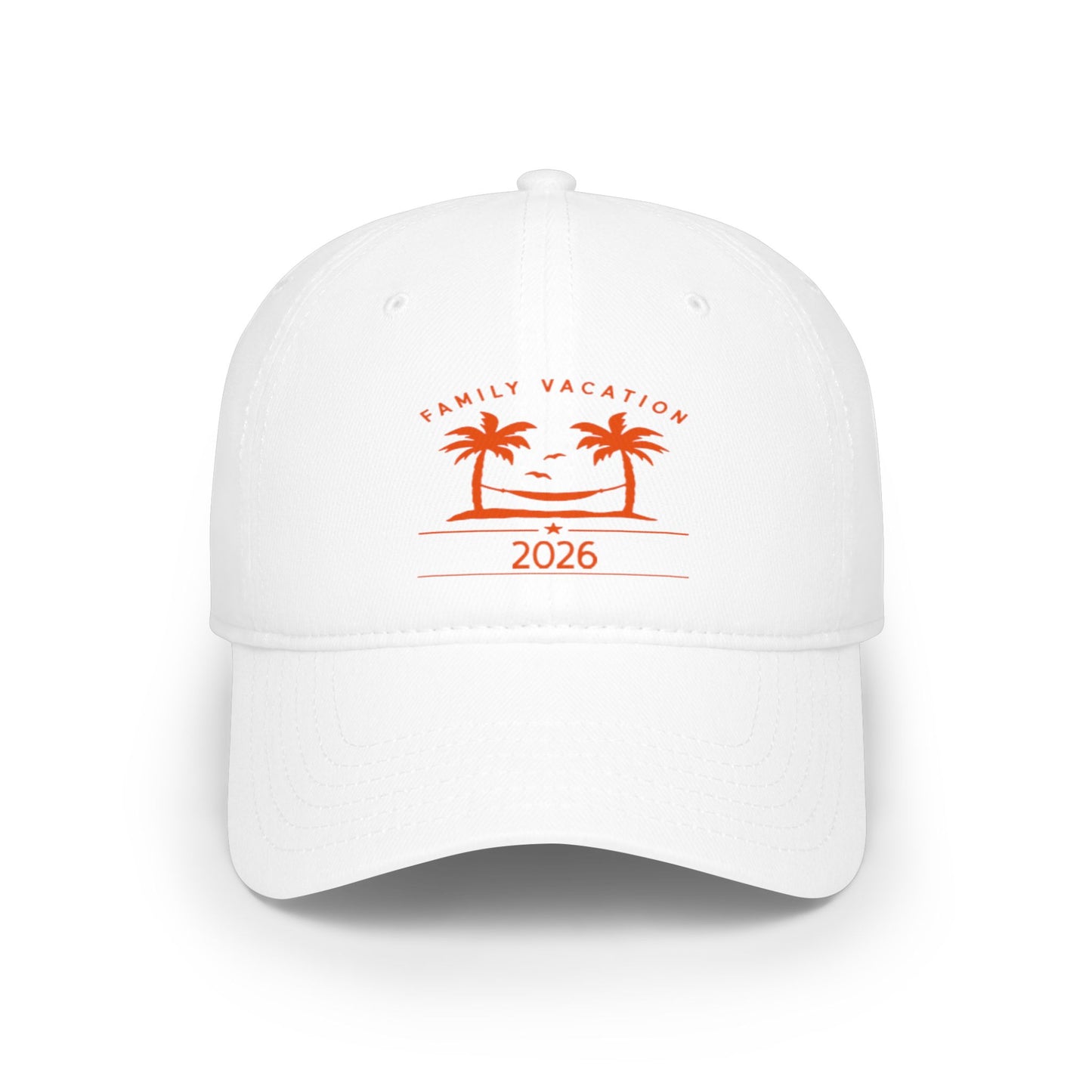 Baseball Cap - Family Vacation (Date or Name) Palm Tree