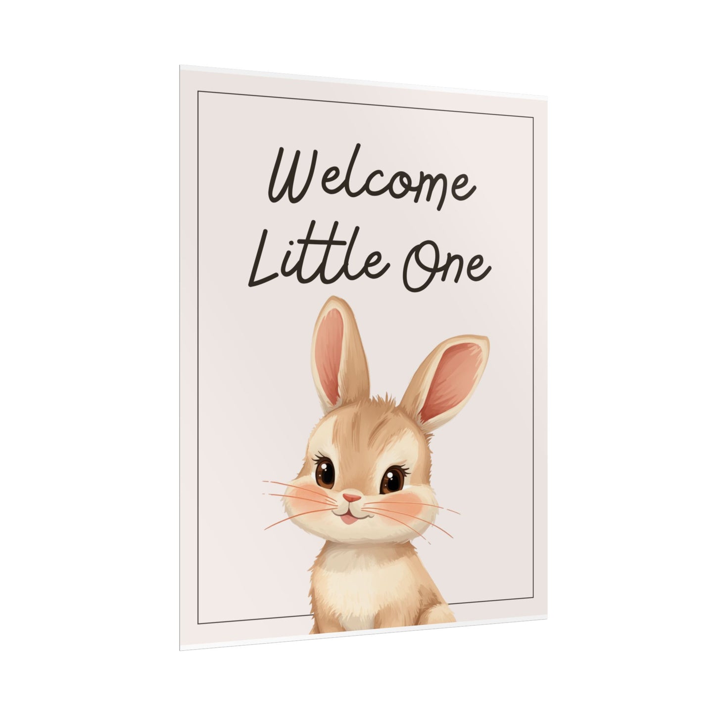 Nursery Forest Poster - "Welcome Little One"