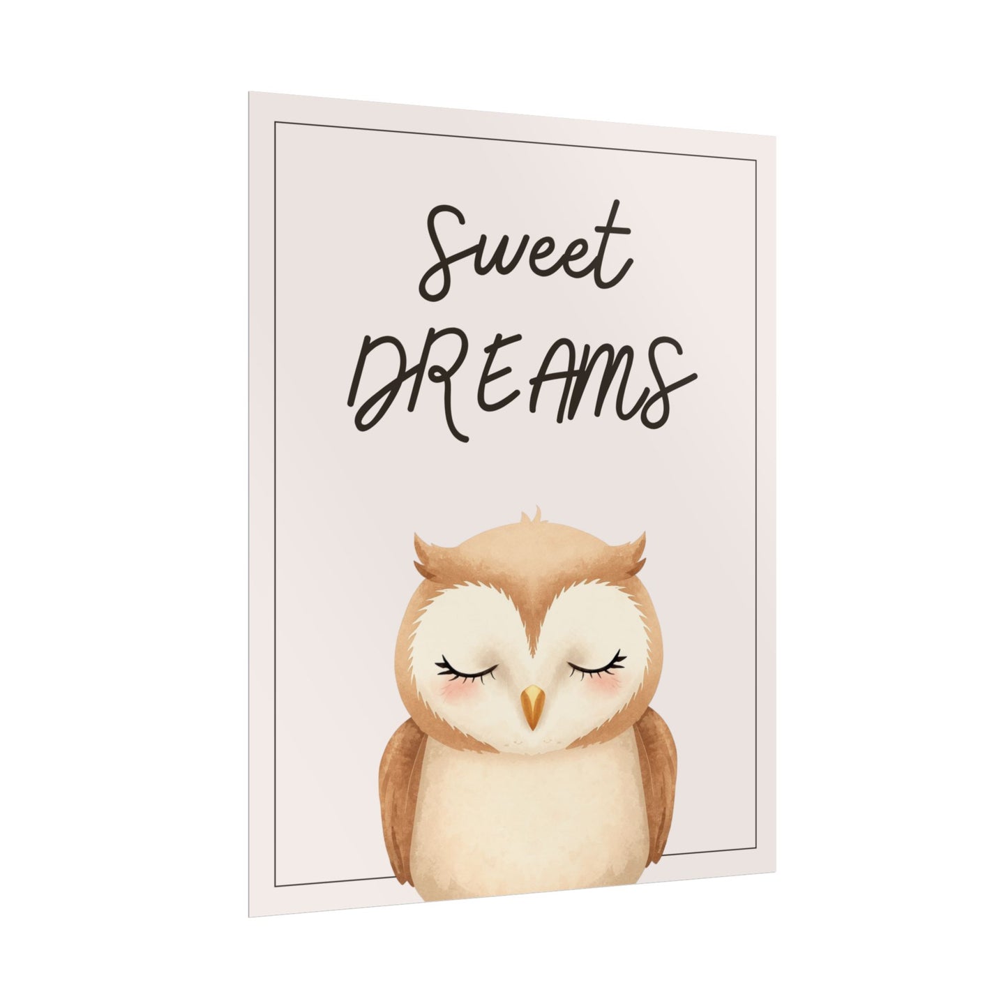 Nursery Forest Poster - 'Sweet Dreams'
