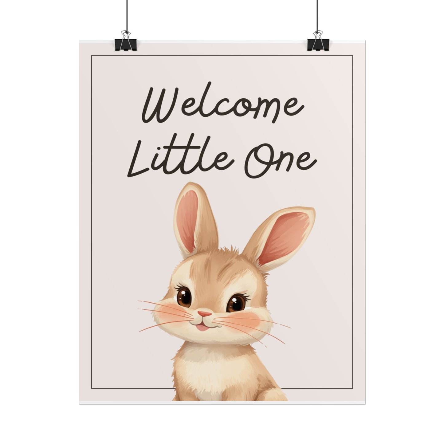 Nursery Forest Poster - "Welcome Little One"