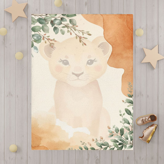 Baby Blanket - Cute Safari Baby Lioness