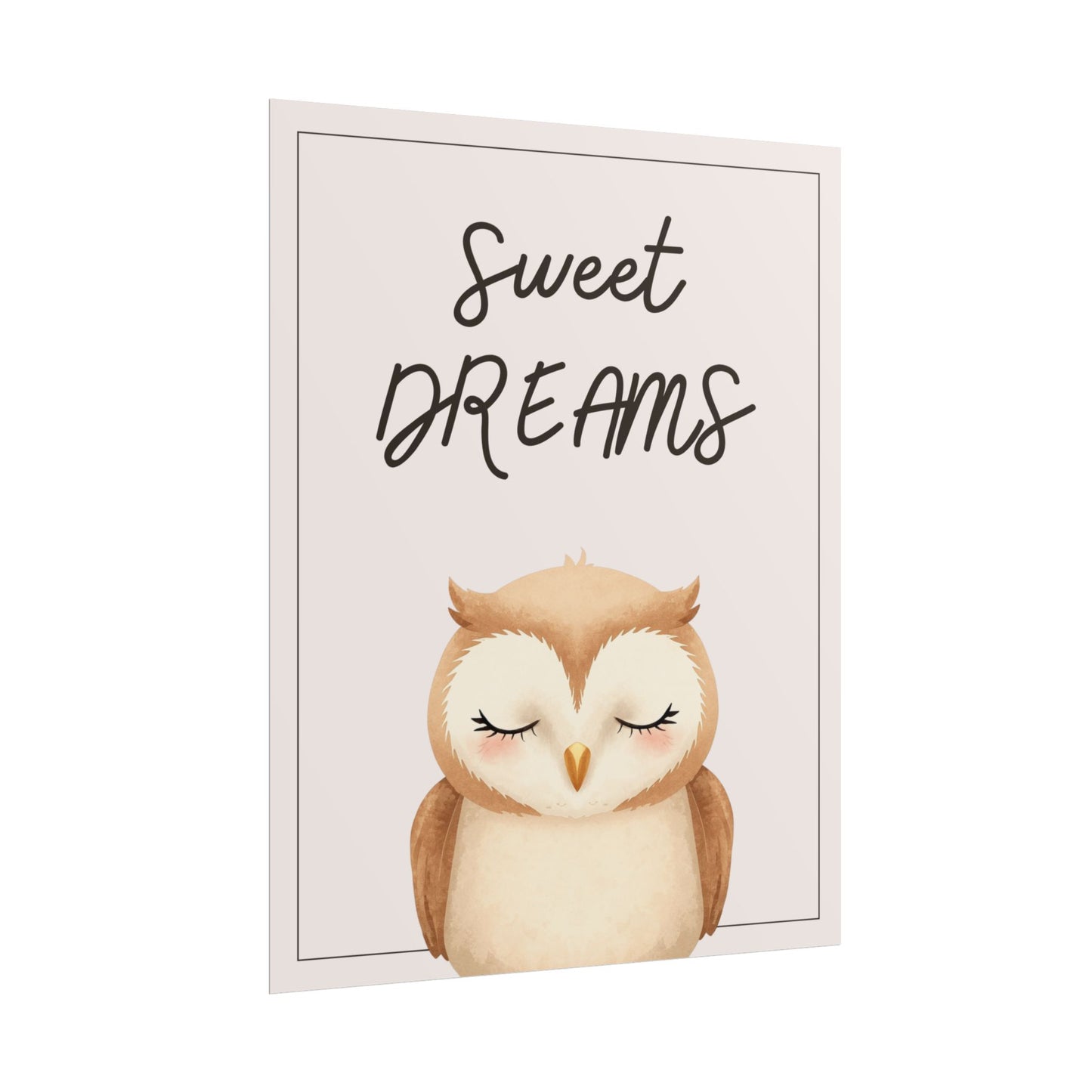 Nursery Forest Poster - 'Sweet Dreams'