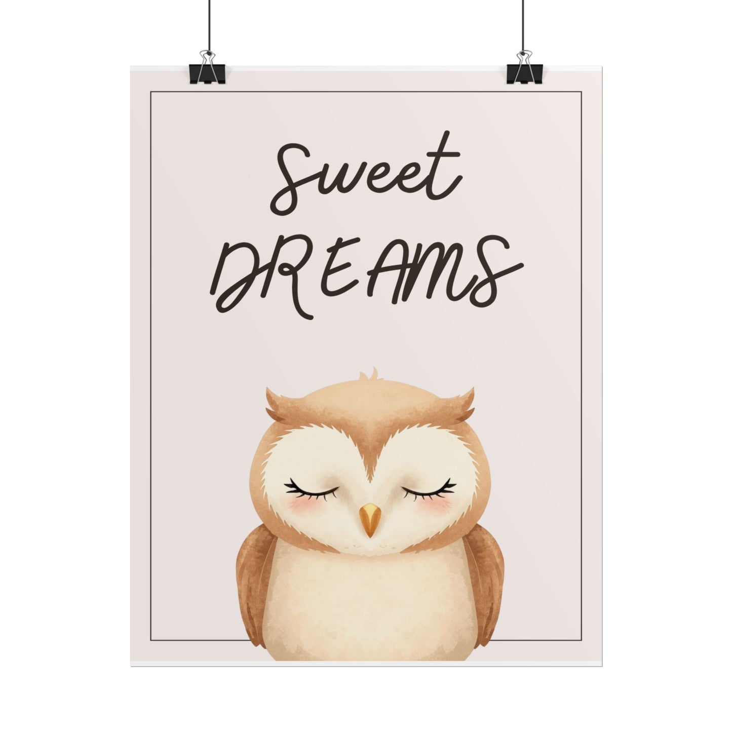Nursery Forest Poster - 'Sweet Dreams'
