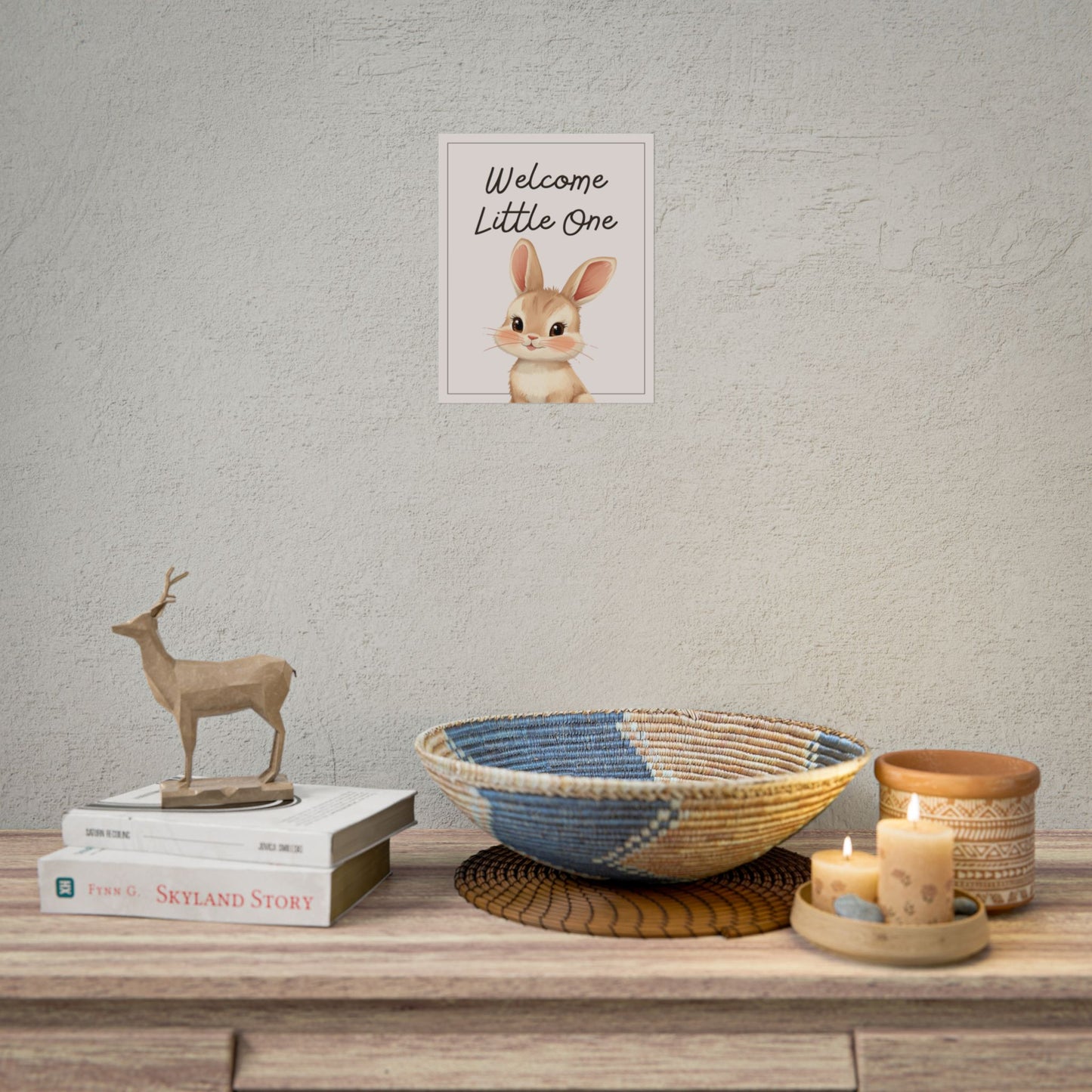 Nursery Forest Poster - "Welcome Little One"