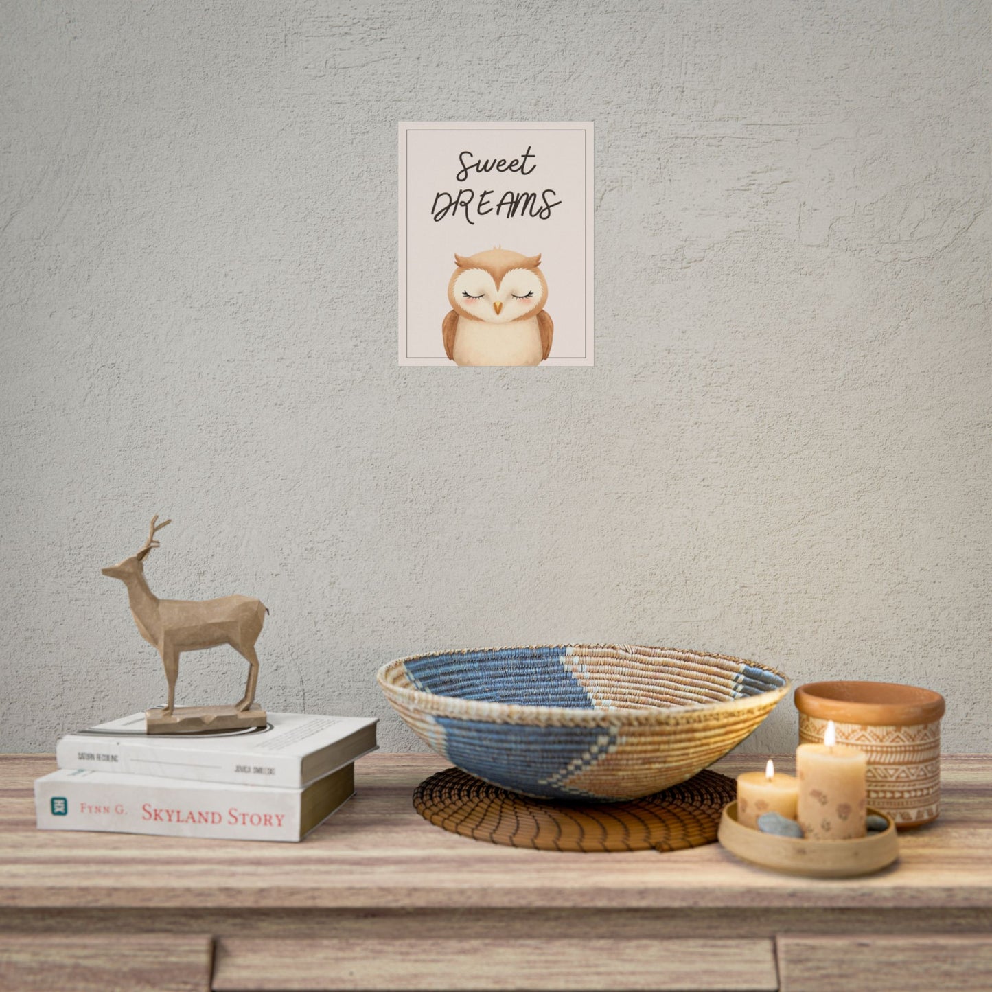 Nursery Forest Poster - 'Sweet Dreams'