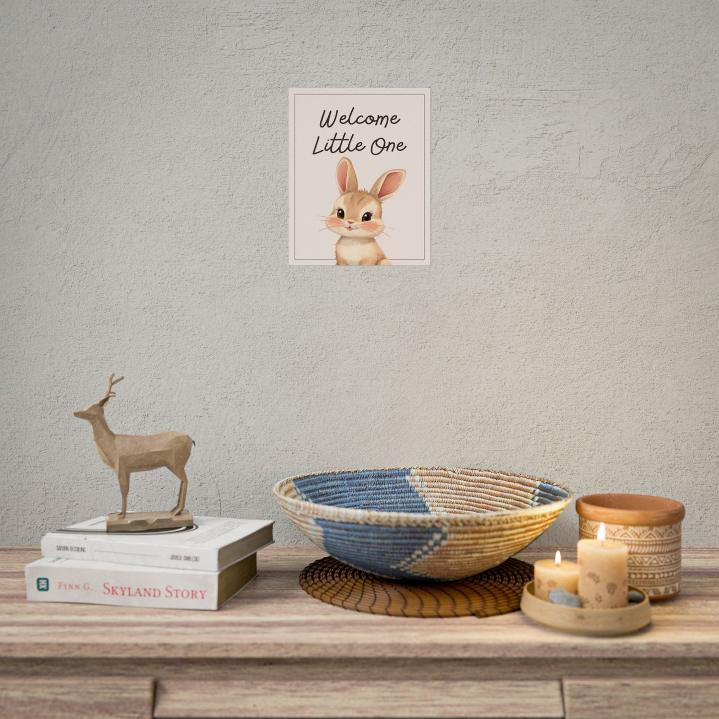 Nursery Forest Poster - "Welcome Little One"