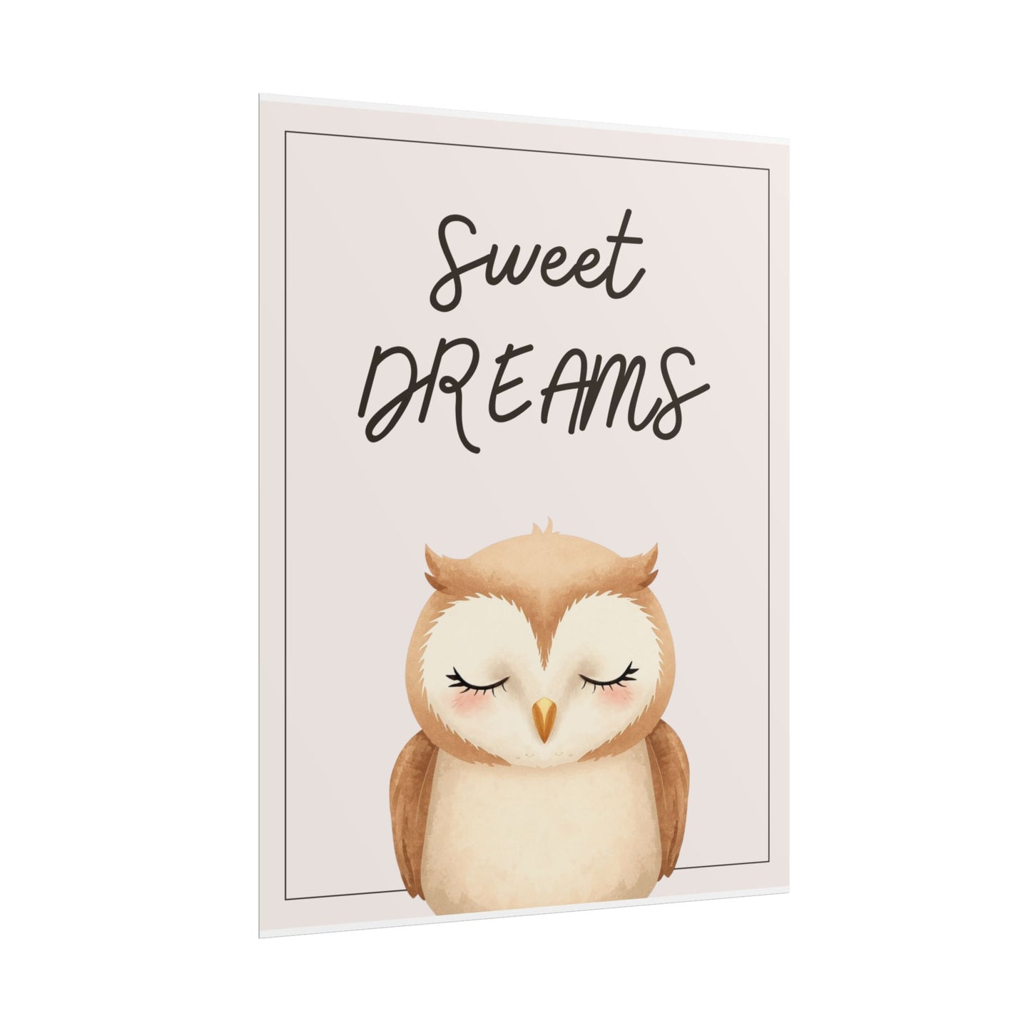 Nursery Forest Poster - 'Sweet Dreams'
