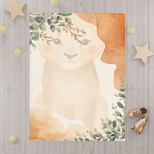 Baby Blanket - Cute Safari Baby Lion