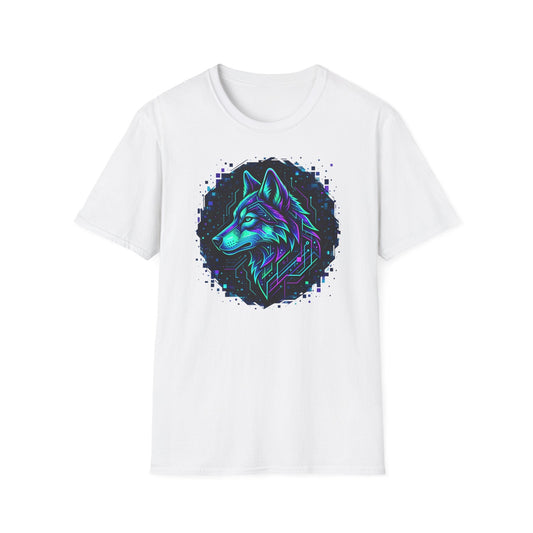 T-Shirt - Neon Wolf Portrait
