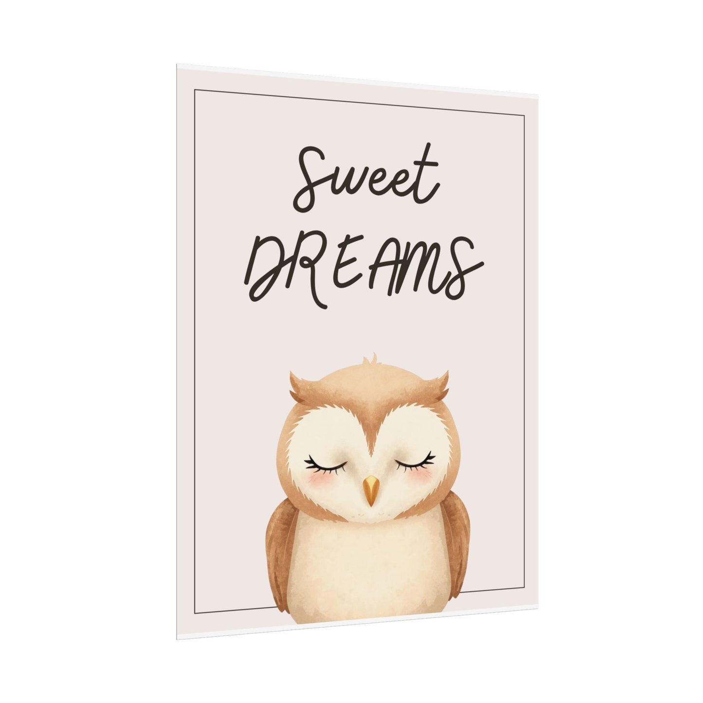 Nursery Forest Poster - 'Sweet Dreams'