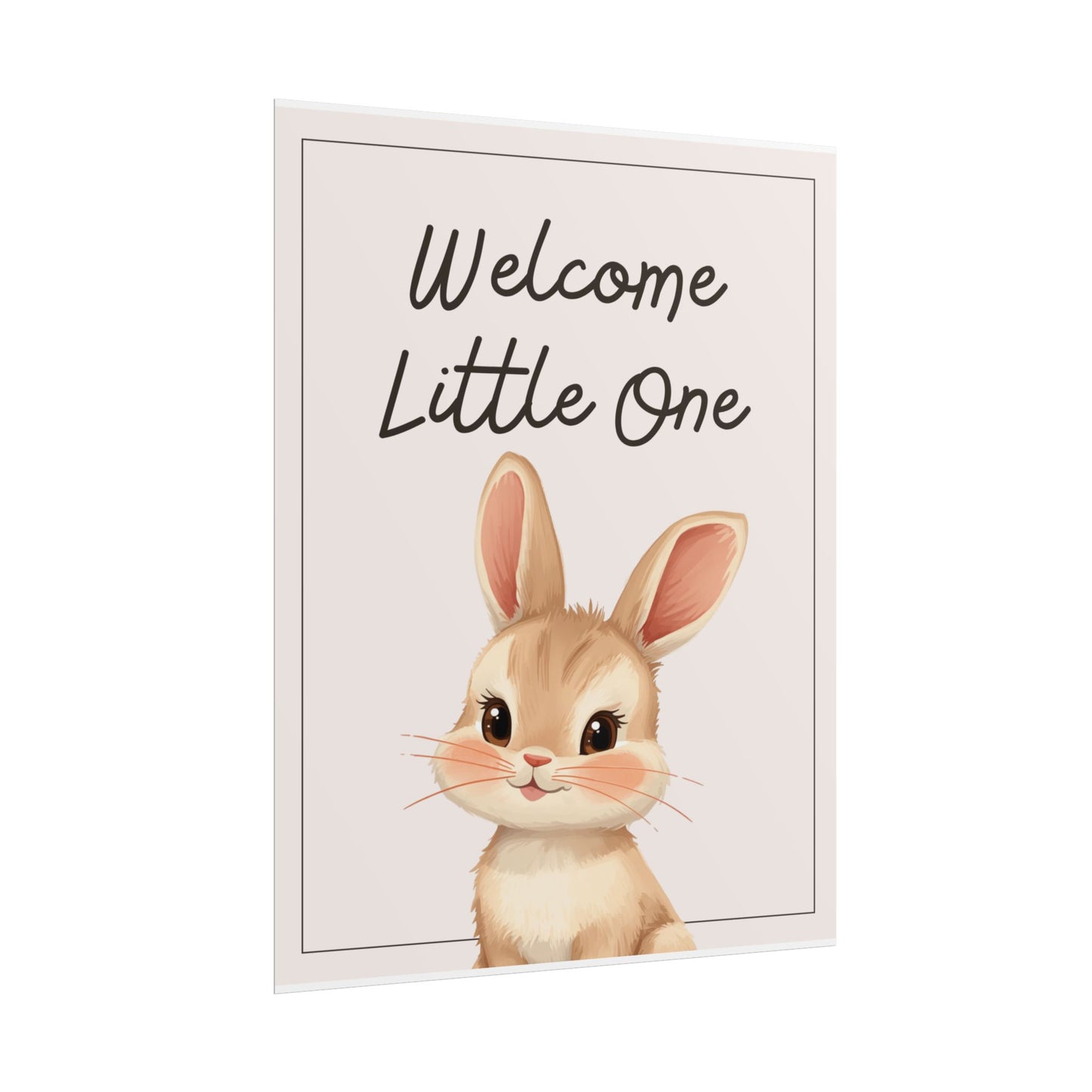 Nursery Forest Poster - "Welcome Little One"