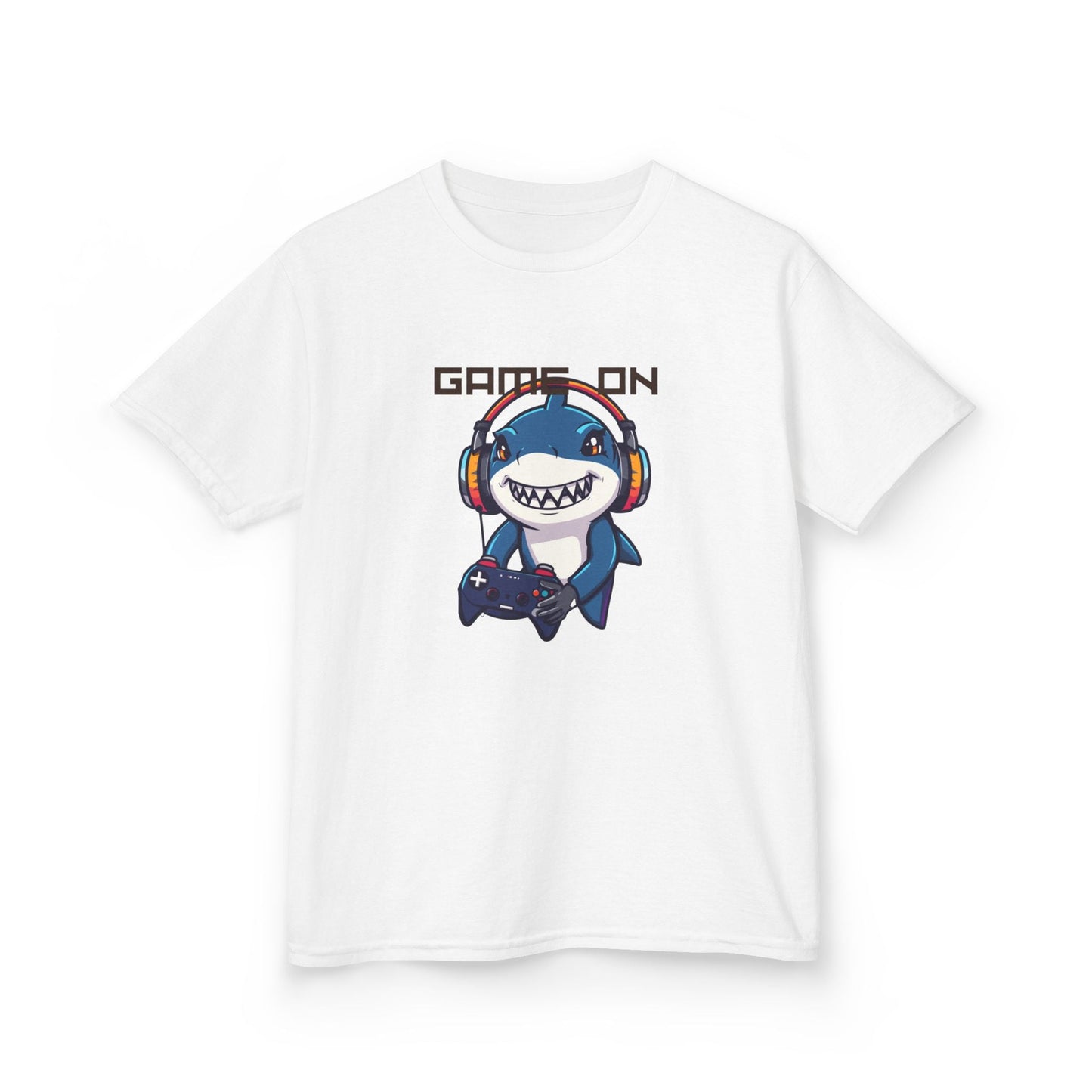 T-Shirt - 'Game On' Shark Gaming