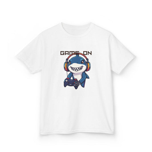 T-Shirt - 'Game On' Shark Gaming