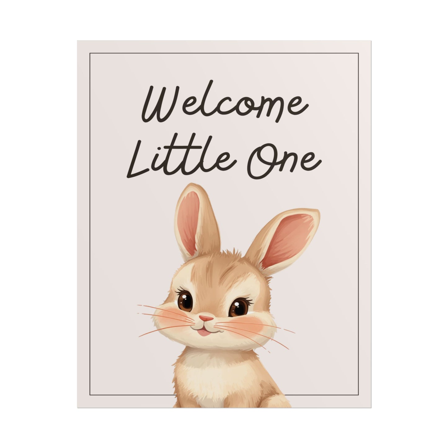 Nursery Forest Poster - "Welcome Little One"
