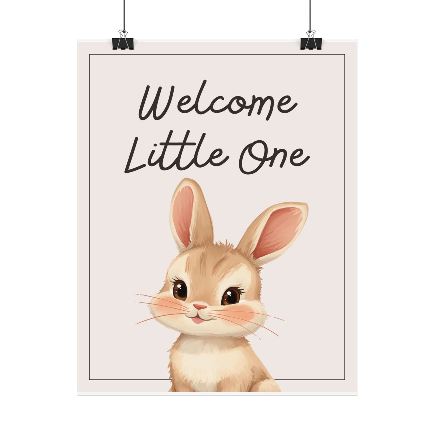 Nursery Forest Poster - "Welcome Little One"
