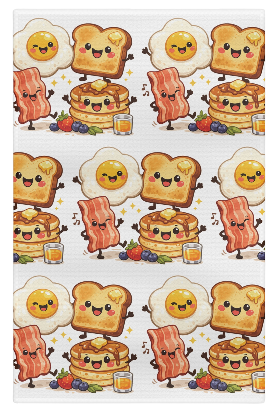 Kitchen Towel - Breakfast Buddies Custom Designed