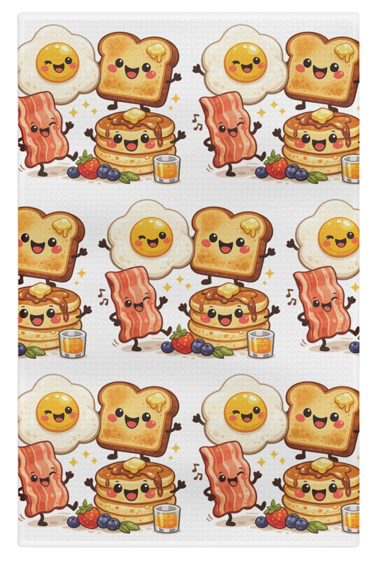 Kitchen Towel - Breakfast Buddies Custom Designed