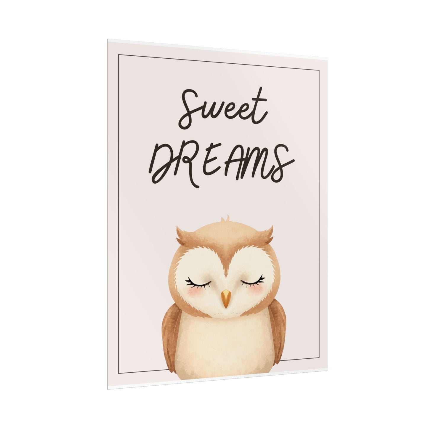Nursery Forest Poster - 'Sweet Dreams'
