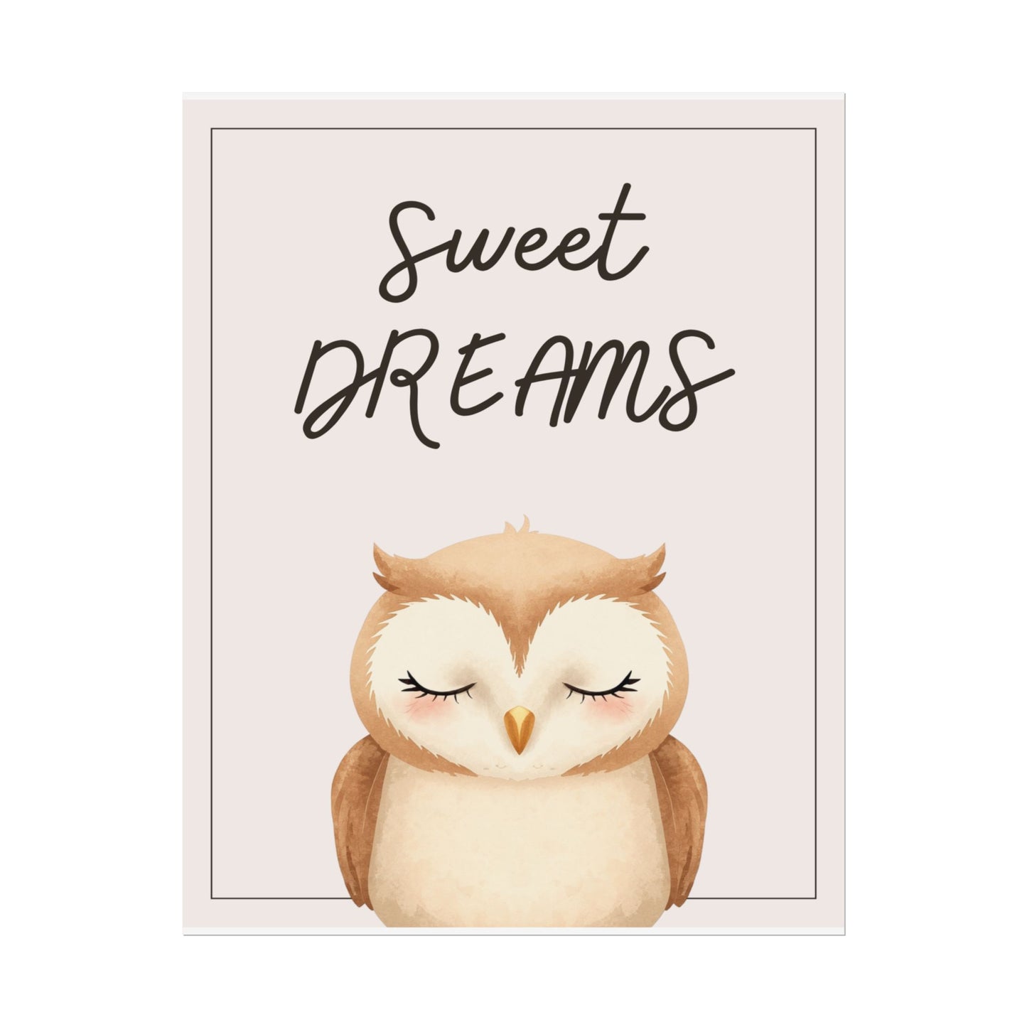 Nursery Forest Poster - 'Sweet Dreams'