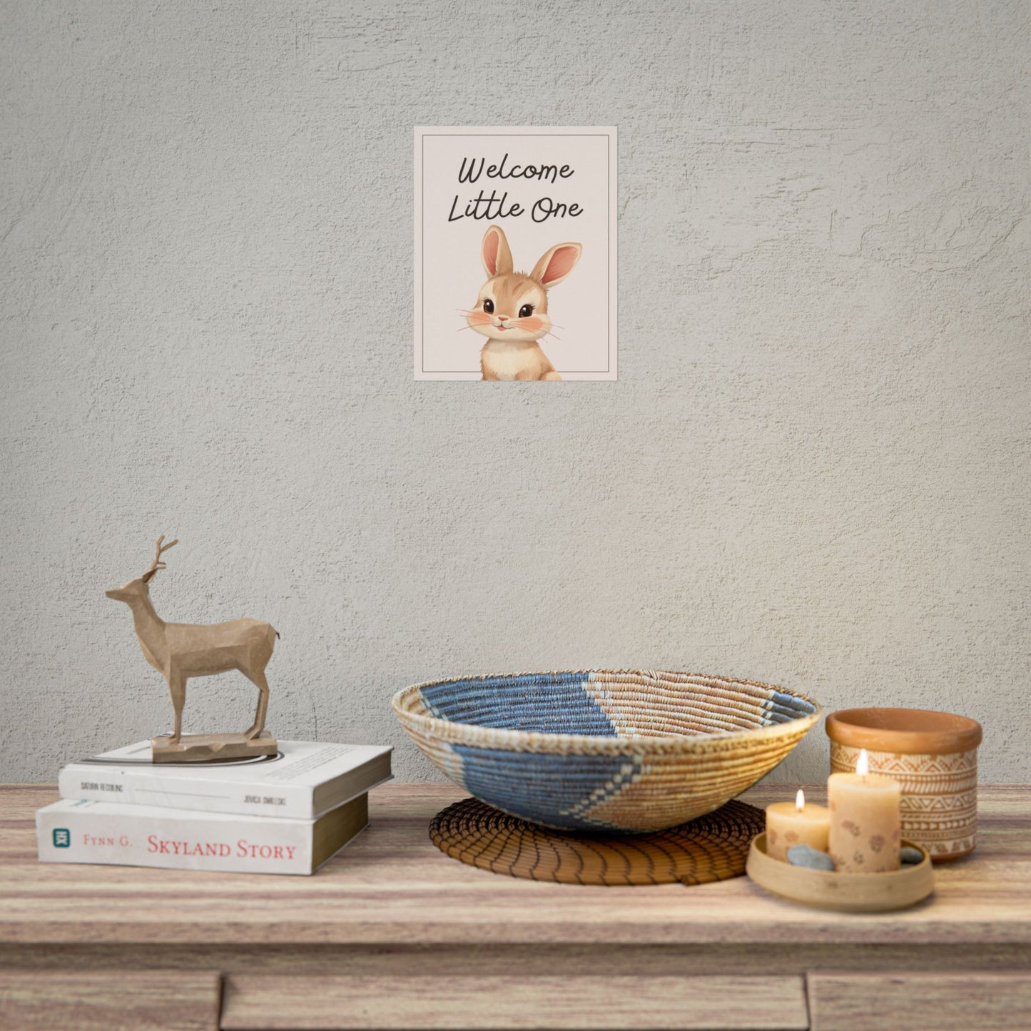 Nursery Forest Poster - "Welcome Little One"