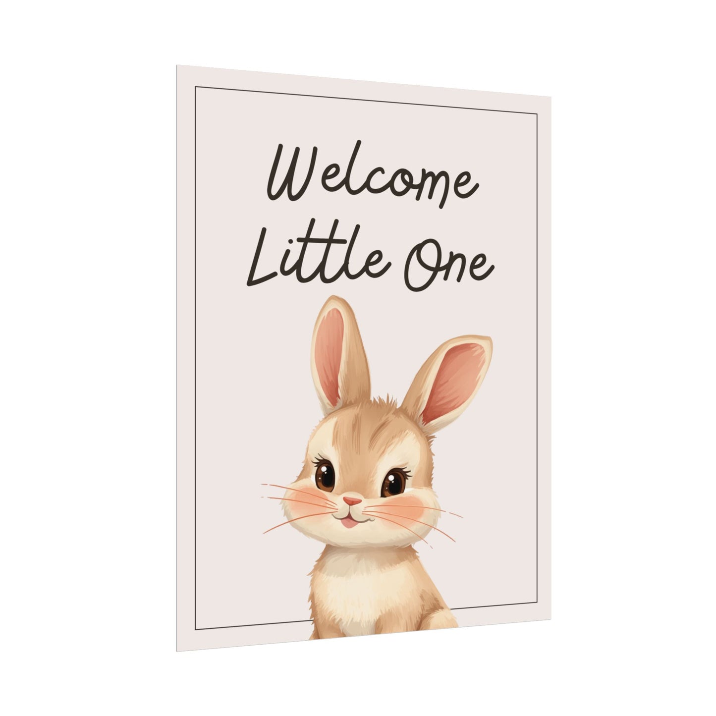 Nursery Forest Poster - "Welcome Little One"