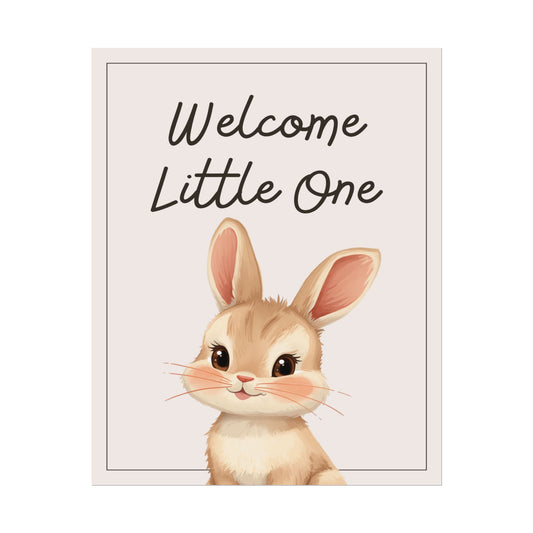 Nursery Forest Poster - "Welcome Little One"