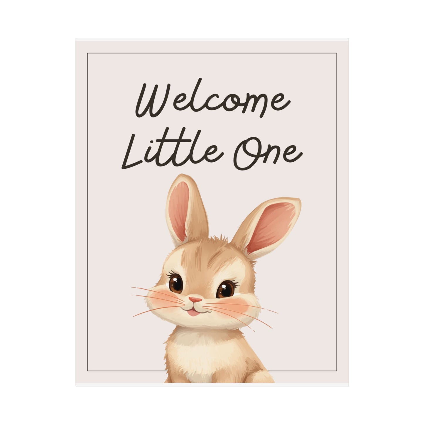 Nursery Forest Poster - "Welcome Little One"