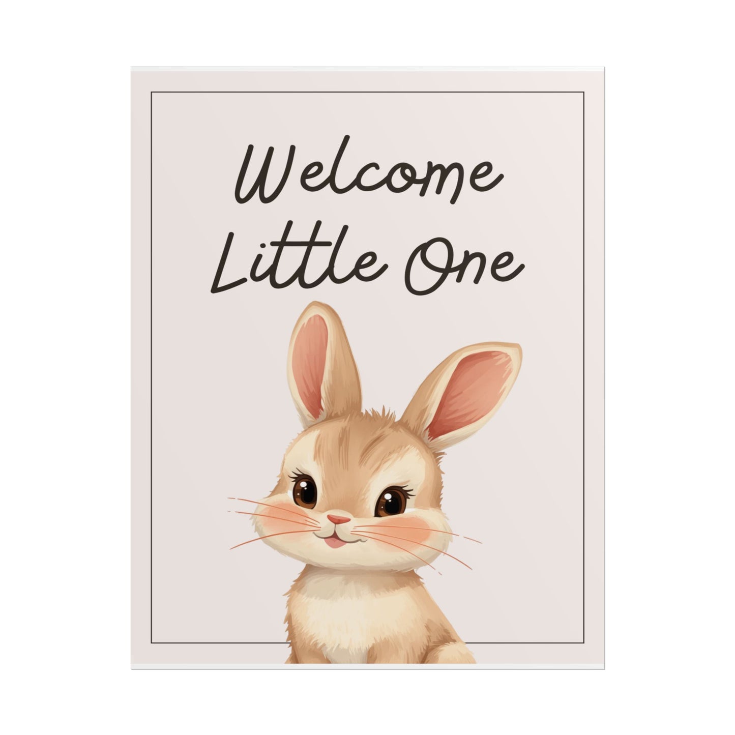 Nursery Forest Poster - "Welcome Little One"