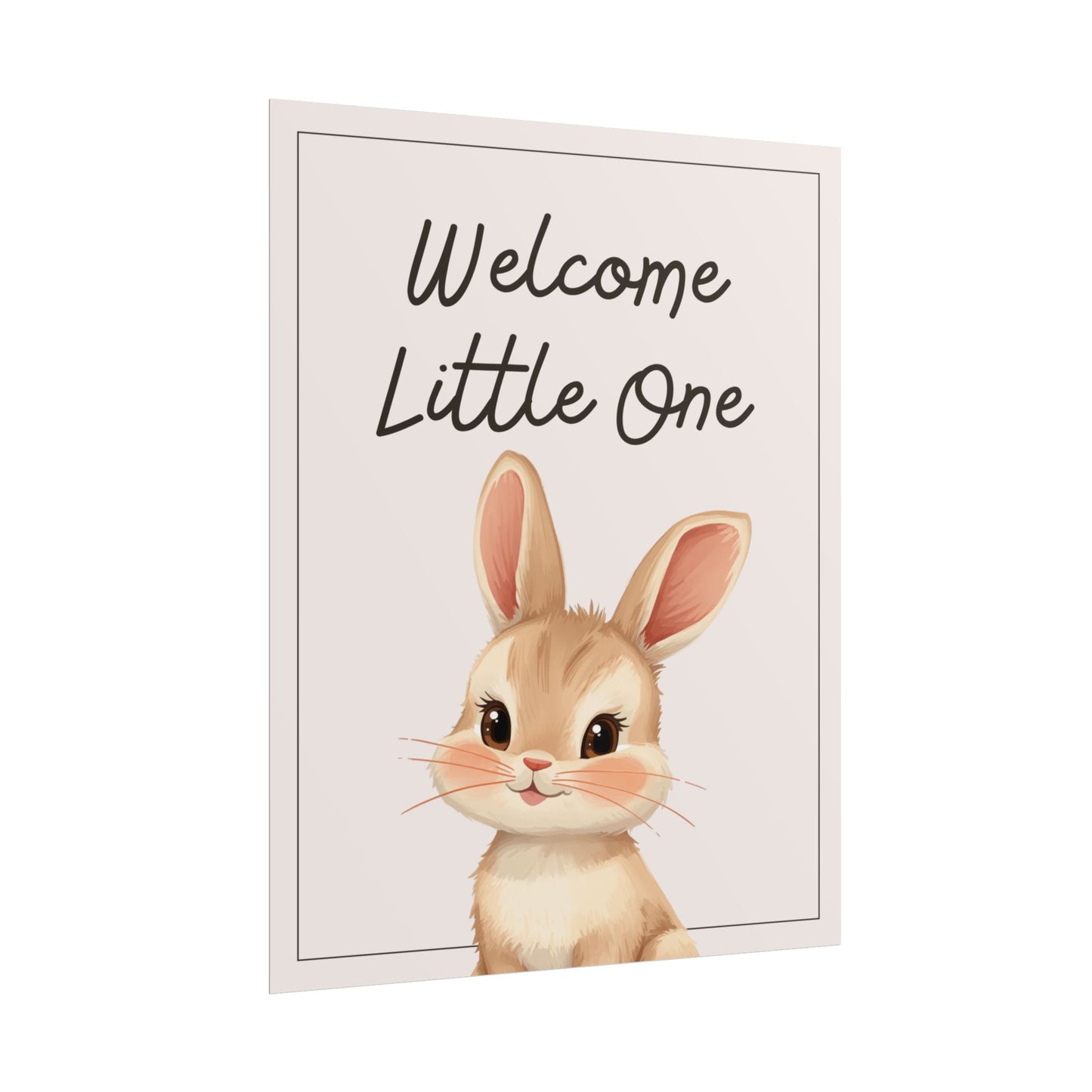 Nursery Forest Poster - "Welcome Little One"