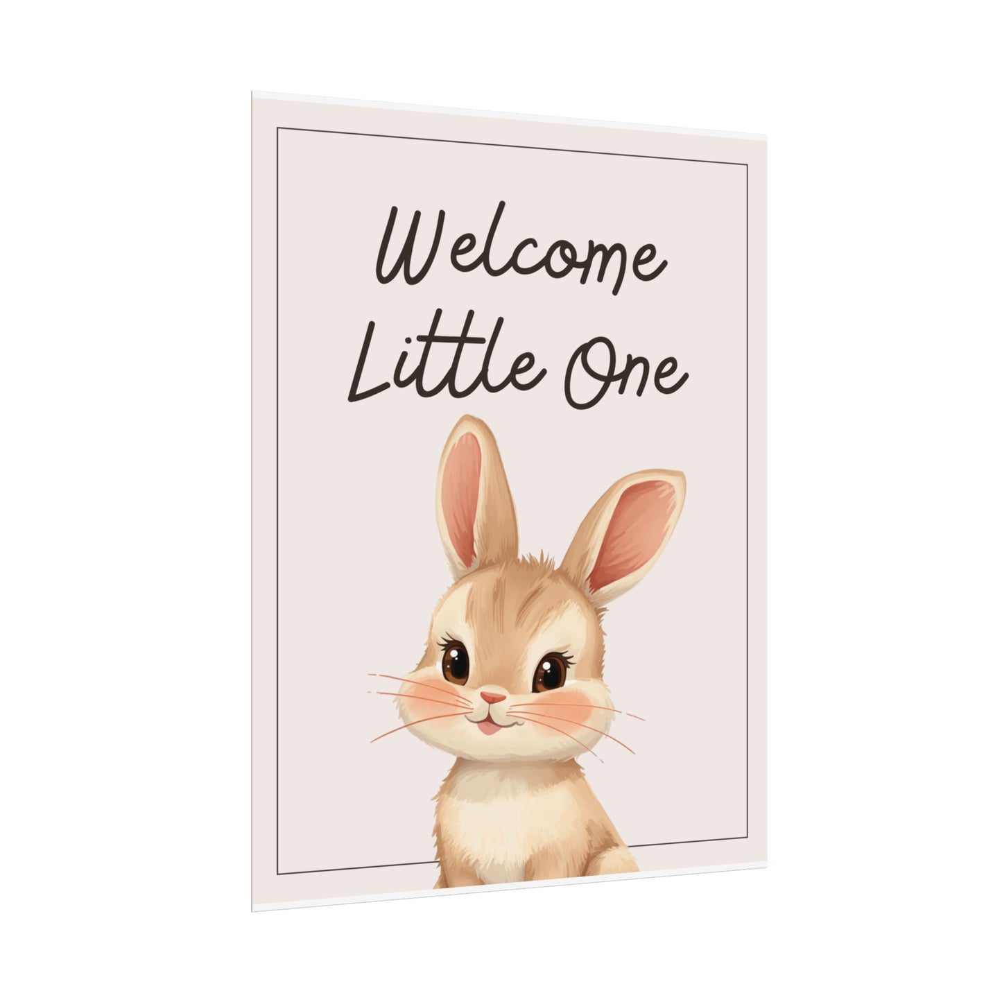 Nursery Forest Poster - "Welcome Little One"