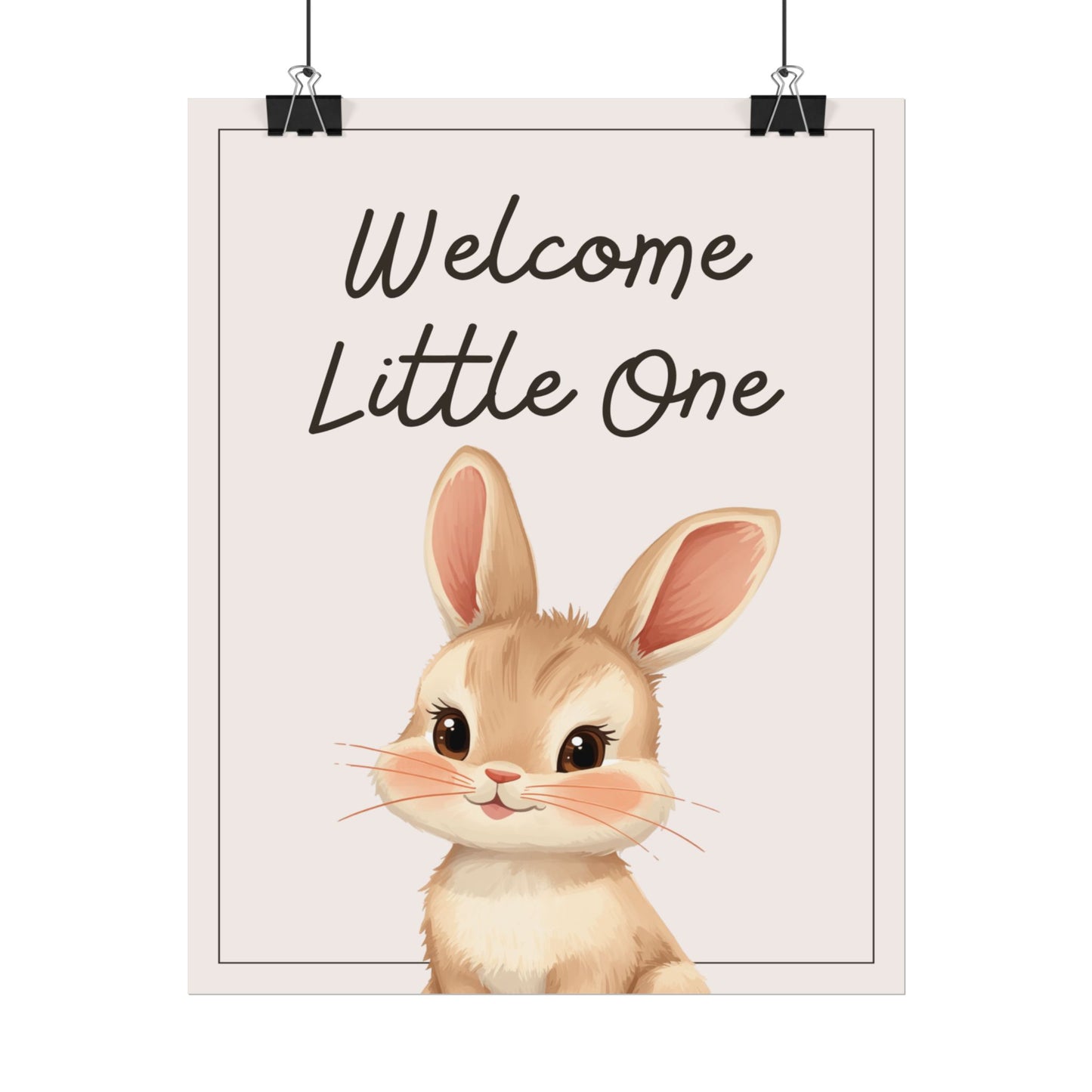 Nursery Forest Poster - "Welcome Little One"