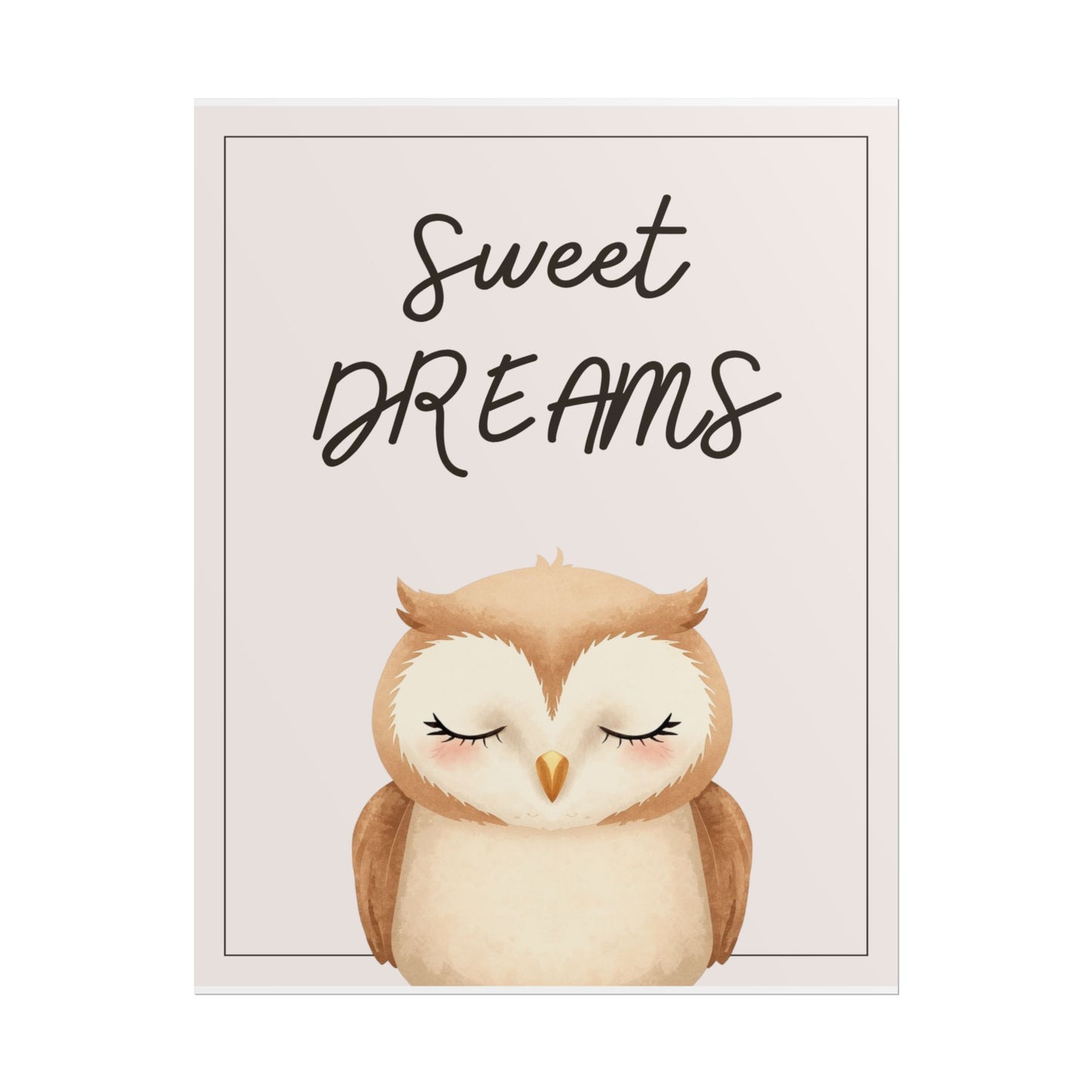 Nursery Forest Poster - 'Sweet Dreams'