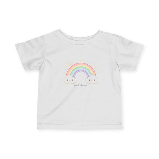 Infant/Toddler T-Shirt - Cute Rainbow Clouds "Good Things"