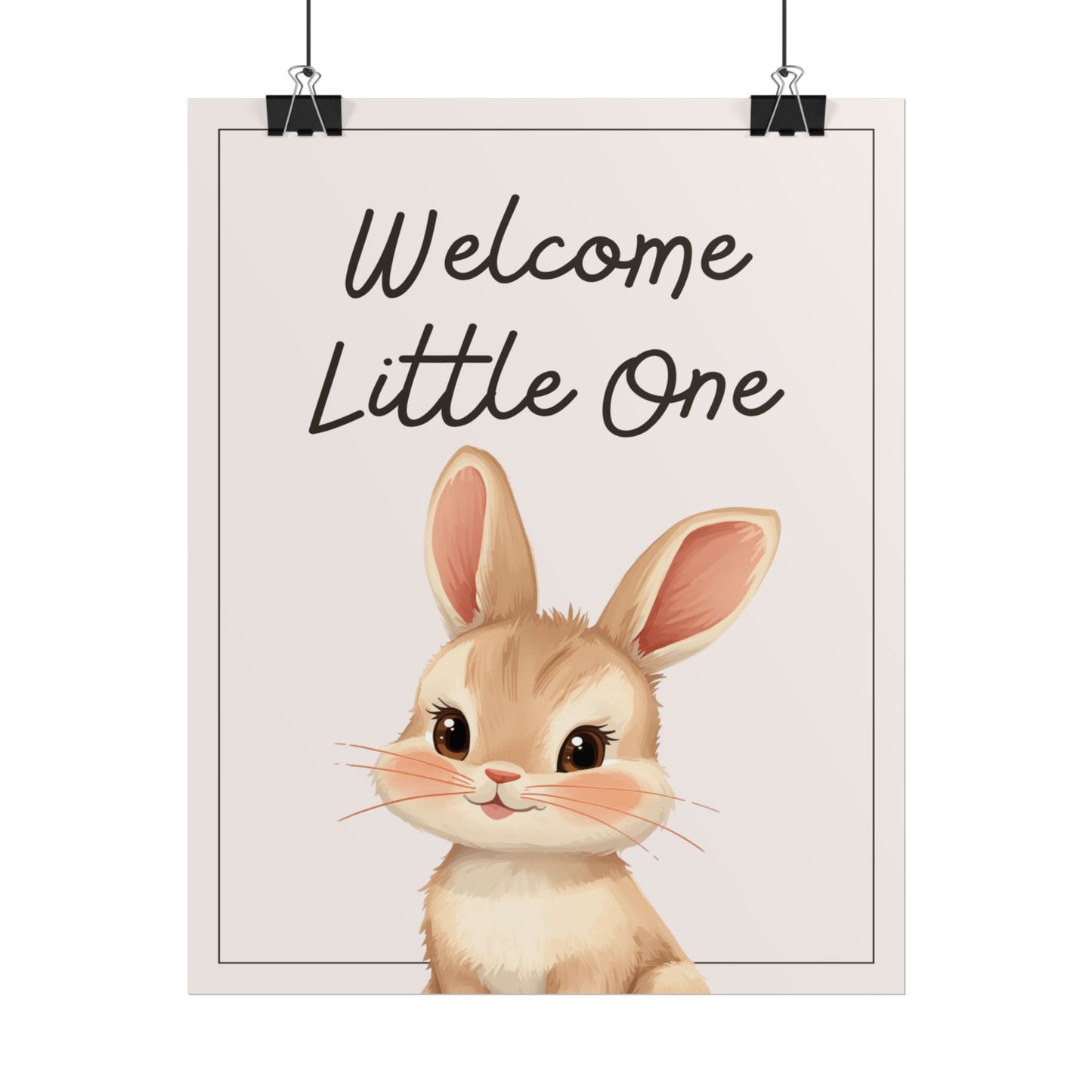 Nursery Forest Poster - "Welcome Little One"
