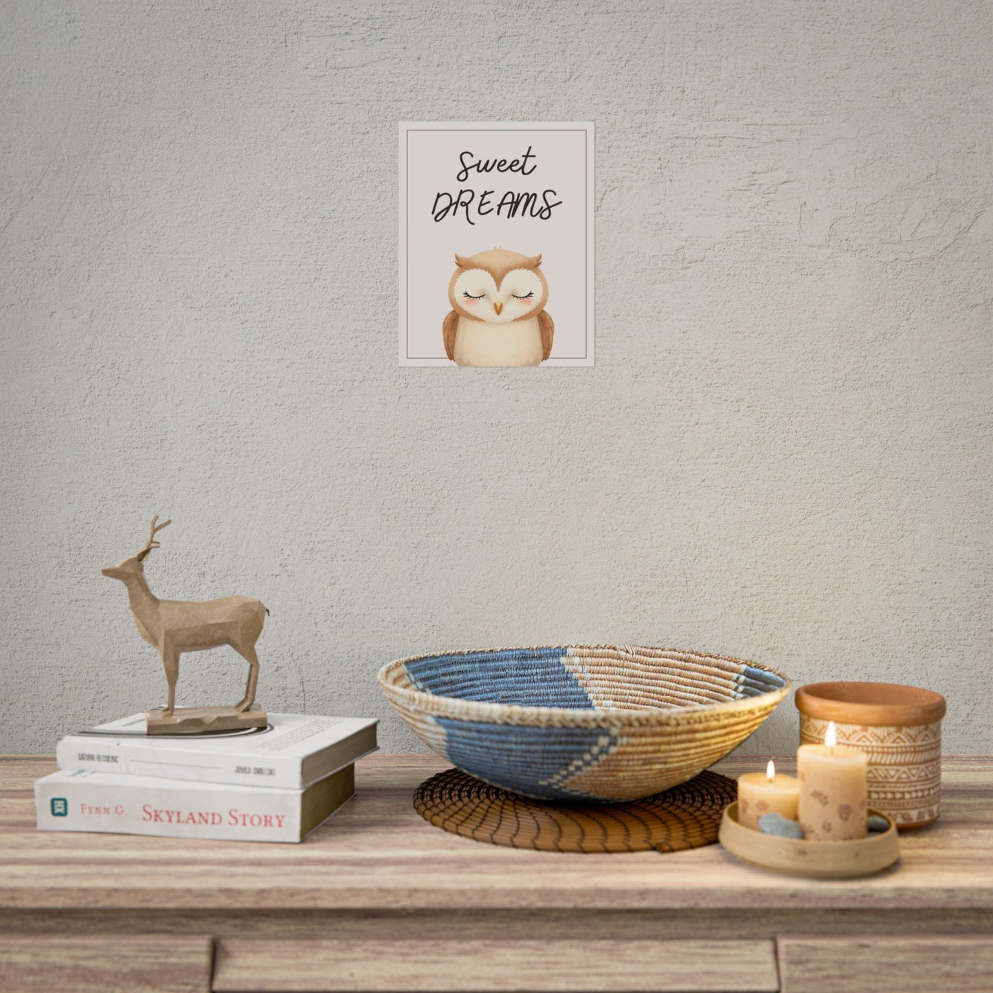 Nursery Forest Poster - 'Sweet Dreams'