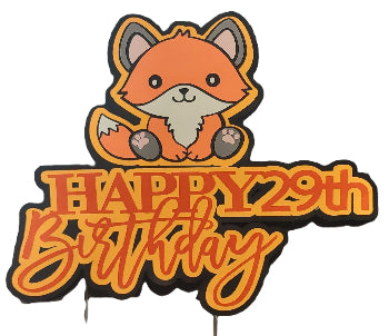 Custom Cake Toppers | Personalized Birthday Party Decor - 2 Styles