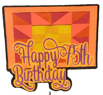 Custom Cake Toppers | Personalized Birthday Party Decor - 2 Styles