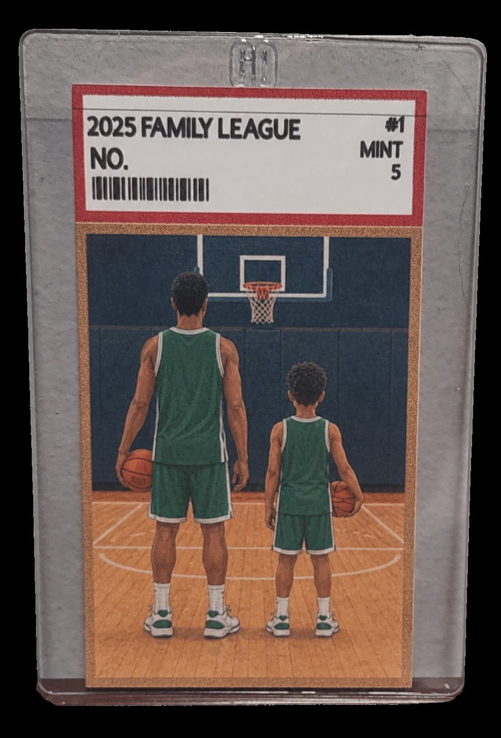 Father's Day Gift - Father & Child Sports Card