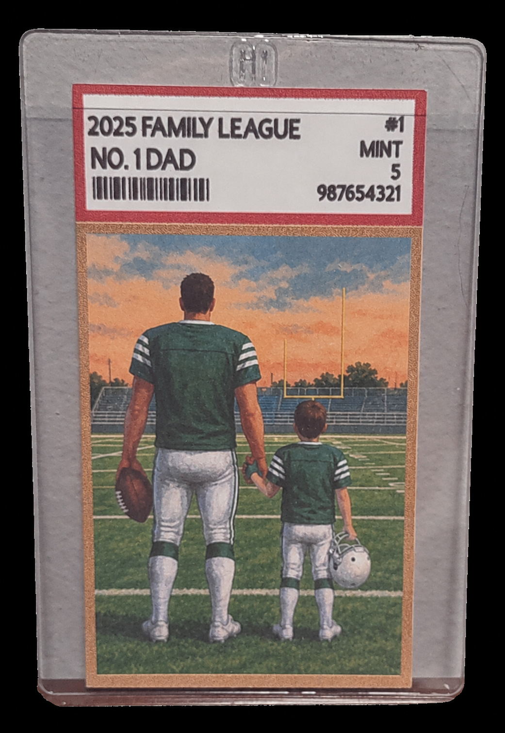 Father's Day Gift - Father & Child Sports Card