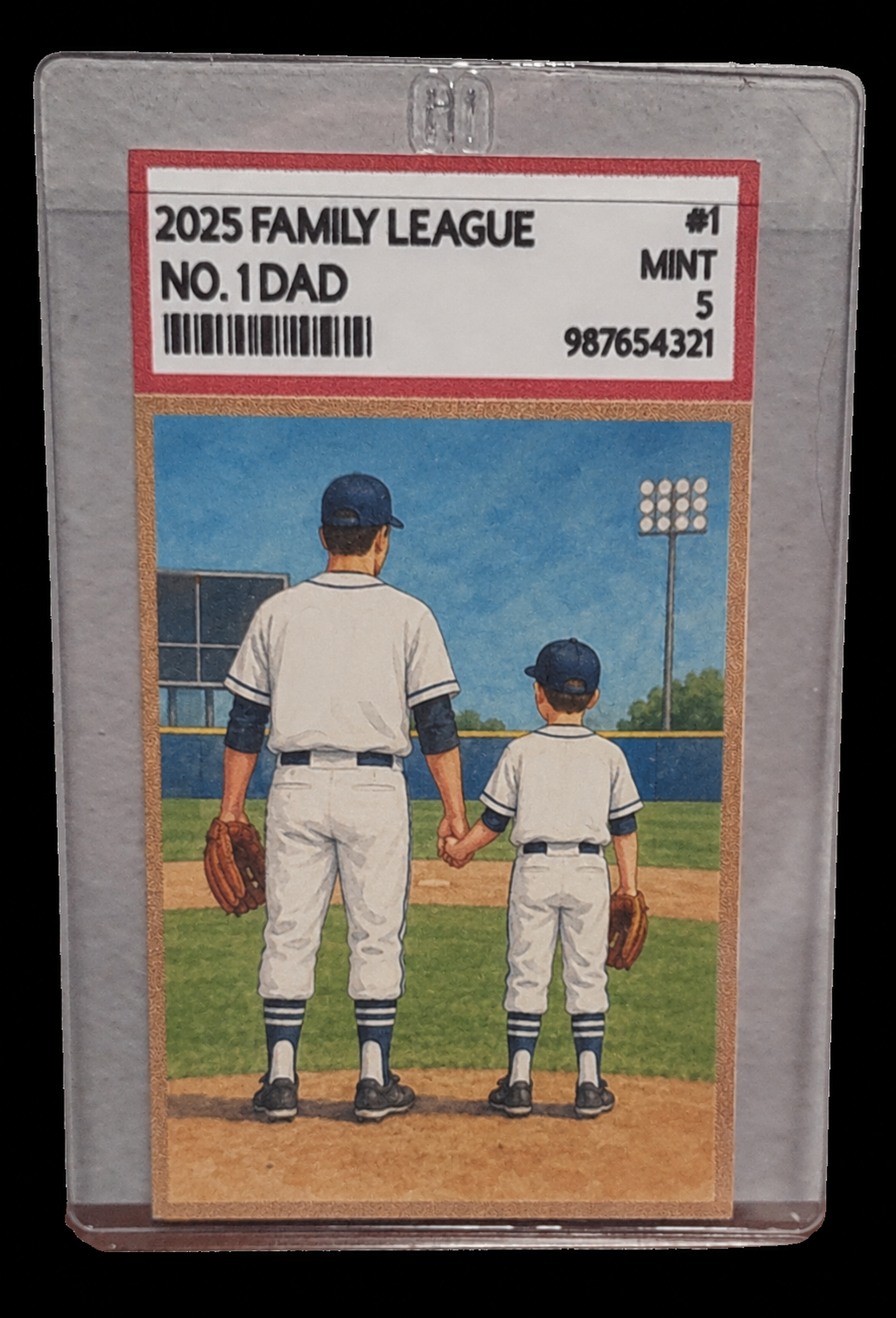 Father's Day Gift - Father & Child Sports Card