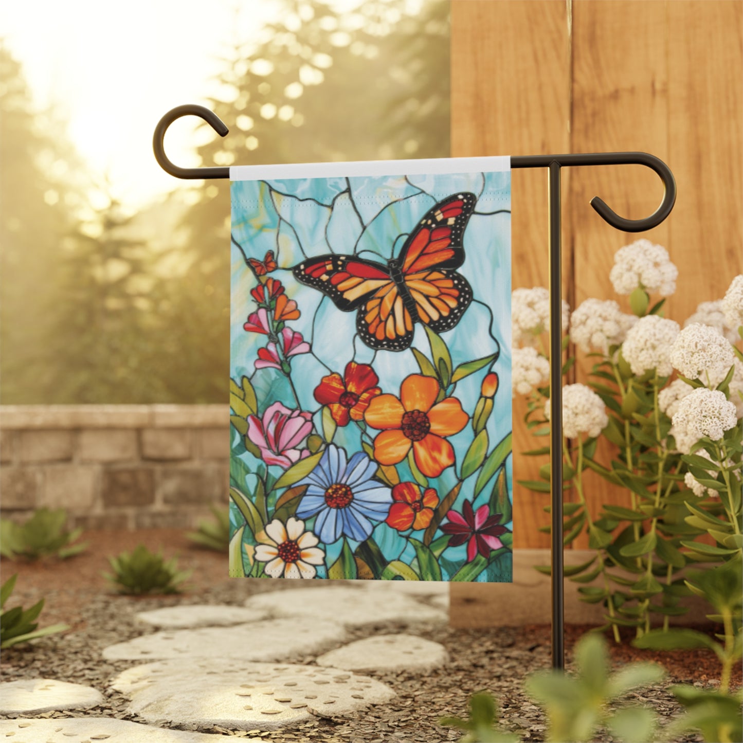 Garden Flag - Stain Glass