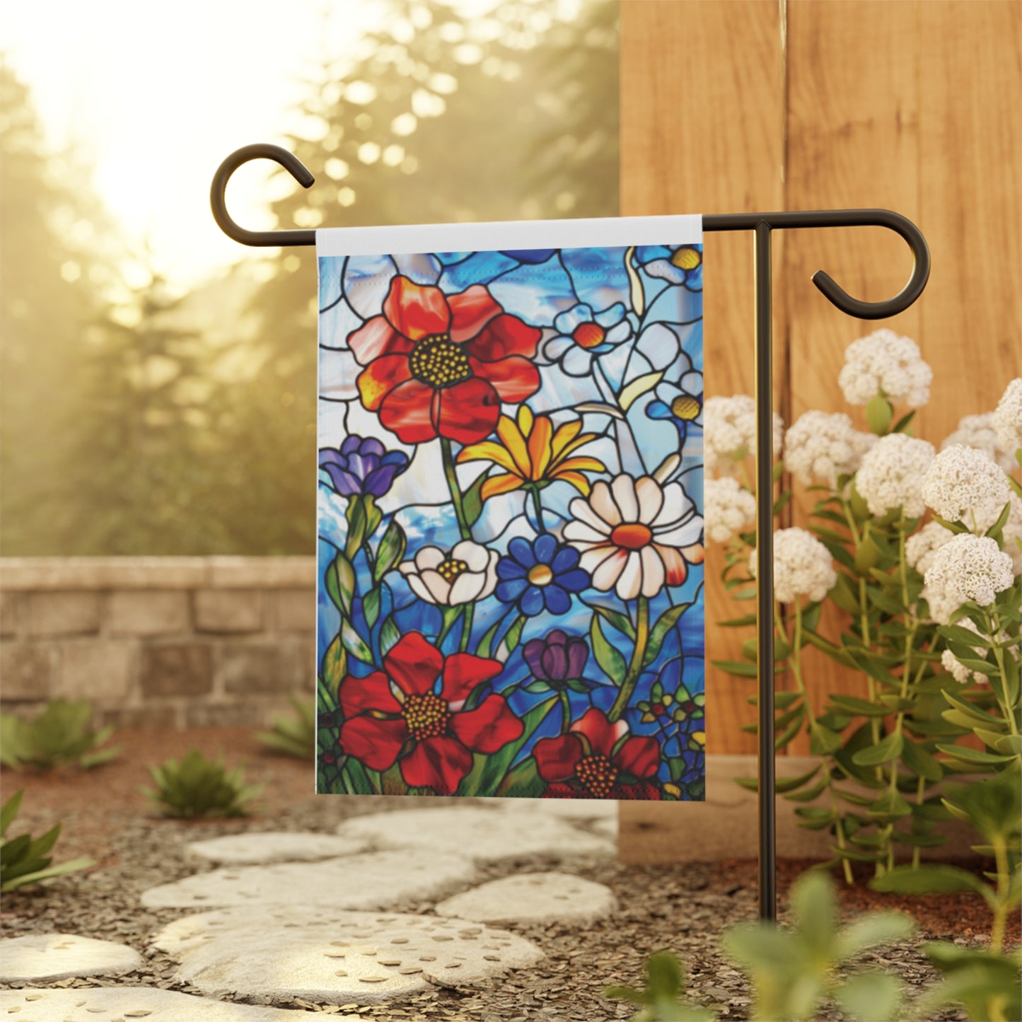 Garden Flag - Stain Glass