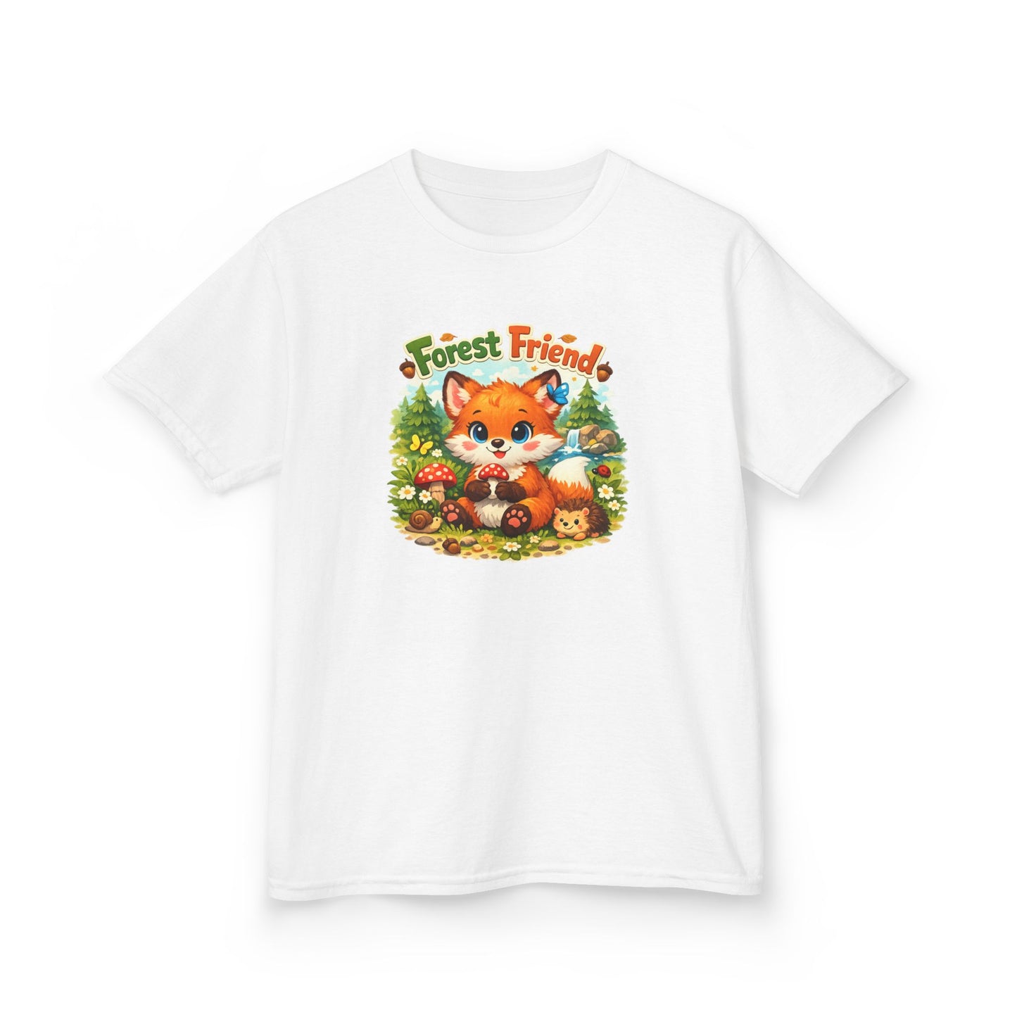 T-Shirt - "Forest Friends" Cute Fox Woodland Graphic